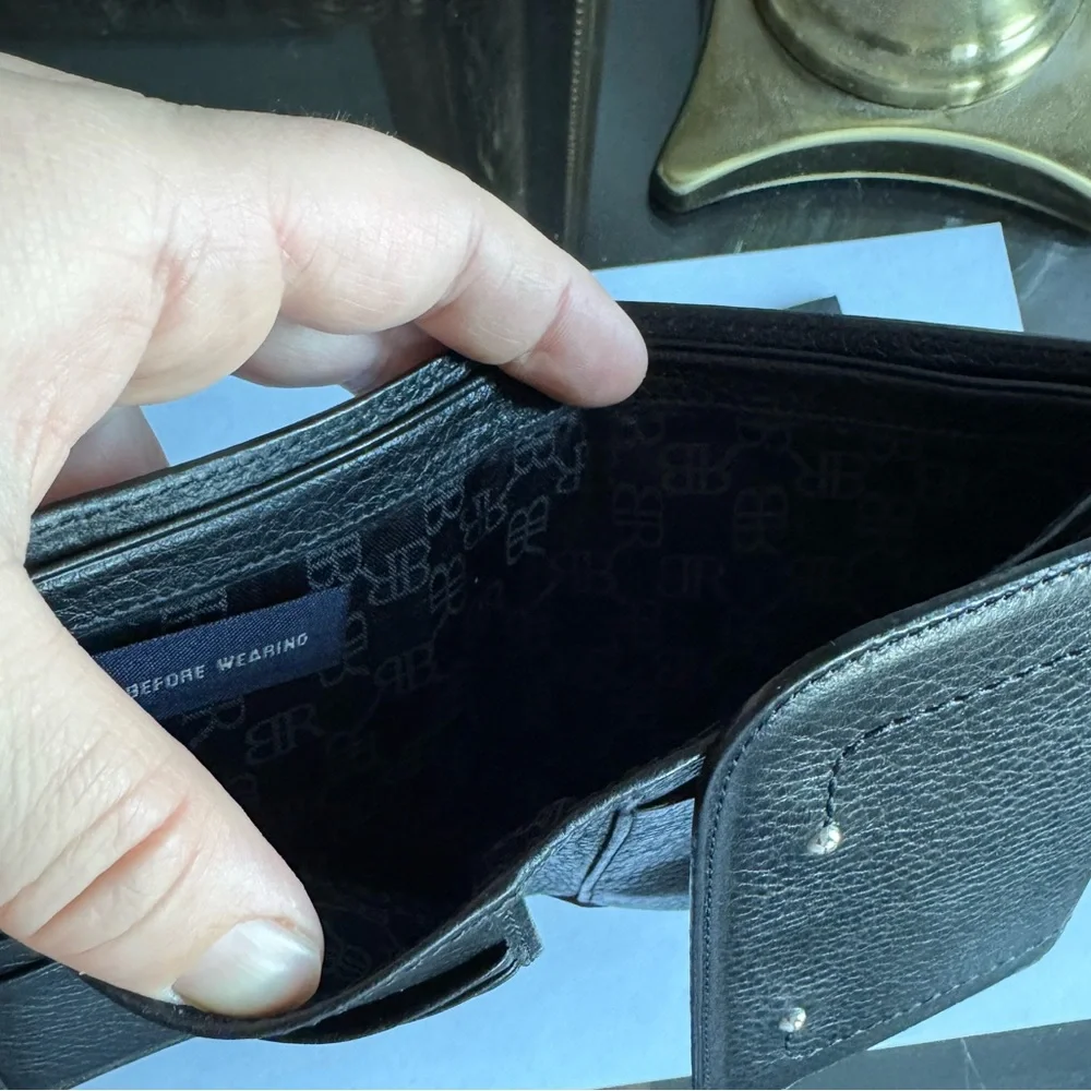 Banana Republic Black Leather Card Holder